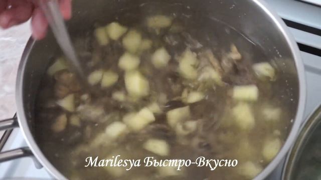 Ароматный летний суп с грибами без всяких зажарок, за 15 минут! Мамины рецепты.