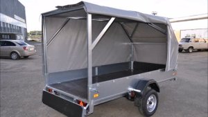 Легковой Прицеп ССТ-713208К "САРАНСКСПЕЦТЕХНИКА" Обзор.