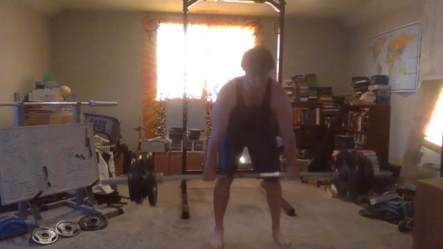 Deadlifting 300 lb recorded from my Macbook air