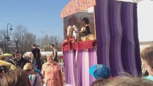 Театр Папьемашенники -  Петрушка и цыган