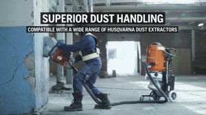 The new K 770 Vac & Dry Cut from Husqvarna