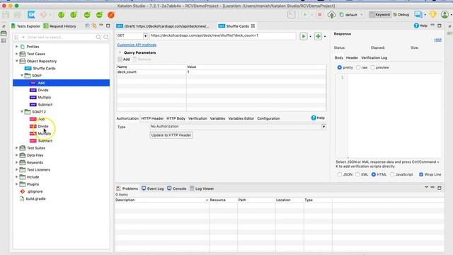 Katalon Studio API Testing #5 - First SOAP Request for SOAP Webservice