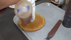 Waffle with Nutella l ice-cream l Whipping cream $0.84 ~ $1.26