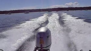 honda outboard bf 90 vtec take off  &wot !!