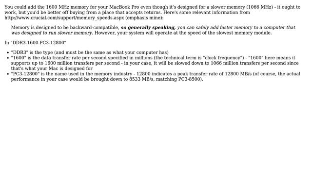 Apple: Can I use DDR3 1600MHz RAM in a Mac instead of 1067MHz? (5 Solutions!!) смотреть онлайн