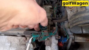 Peugeot 206 Coolant temperature sensor replacement