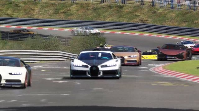 F1 BMW Sauber Concept 2023 vs Hypercars at Nordschleife