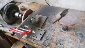 (18+) 2 ножа из лезвий от фуганка.