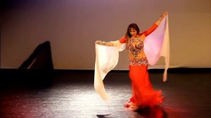 Kalila - romantic belly dance with veil wings (Immortal love)