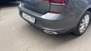 комплект обвеса Volkswagen Polo лифтбек сплиттер диффузор зад элероны на поло Фольксваген