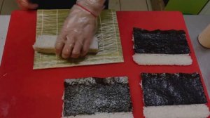 Самый быстрый сушист. Роллы Филадельфия. The fastest sushi. Rolls Philadelphia.