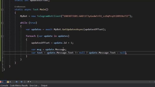 آموزش ساخت ربات تلگرامی با سی شارپ | How to make telegram bot with C# смотреть онлайн