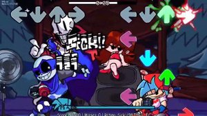 ТС! АндерСвап Х ФНФ Х Кроссбоунс VS ТС!АндерСвап Санса