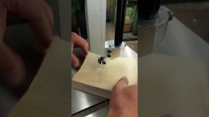 Pegas Scroll Band saw in action