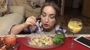 MUKBANG / не ASMR / Салат «Арлетт" / Поболтаем