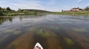 SUP прогулка по Москве реке от Васильевского до Звенигорода - Май