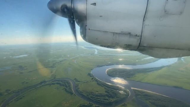 Полёт на АН-24РВ Берёзово-Ханты-Мансийск смотреть онлайн