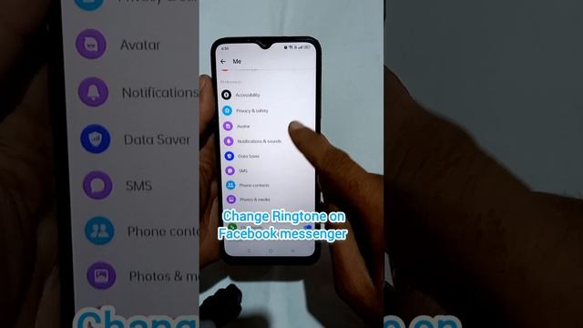 Change Ringtone on Facebook messenger