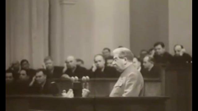 Сталин о демократии и антиглобализме.  октябрь 1952 г.  Last speech of J.Stalin (1952 г.)