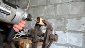 Рукоять ножа из березы. Начало