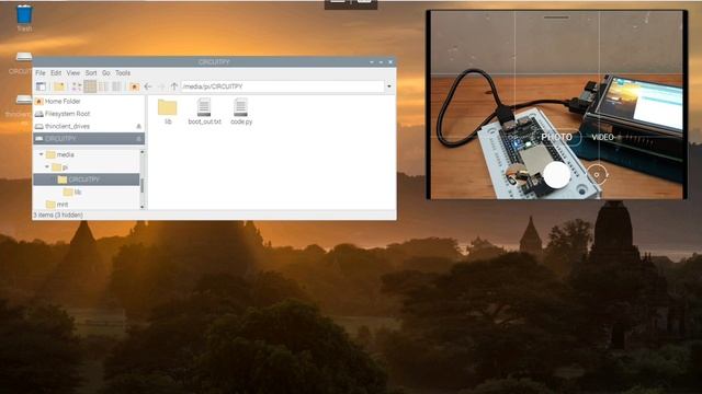 ESP32-S2/CircuitPython, how to run code.py in Mu editor.