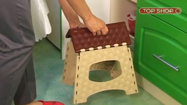 Складной табурет - Удобно использовать, удобно хранить смотреть онлайн