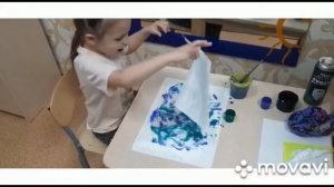 Нетрадиционные техники рисования «Монотипия» ??