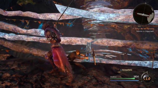 Final Fantasy XV DLC Episode Gladiolus 3 - Gilgamesh FINAL - Gameplay comentado