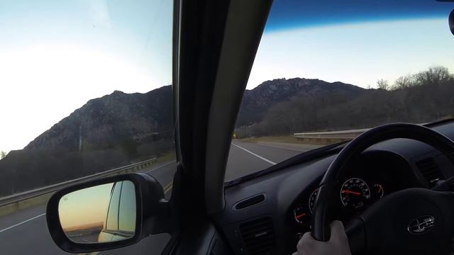 Stock 2005 Subaru Outback XT 5MT 0-60 mph. Uphill. смотреть онлайн