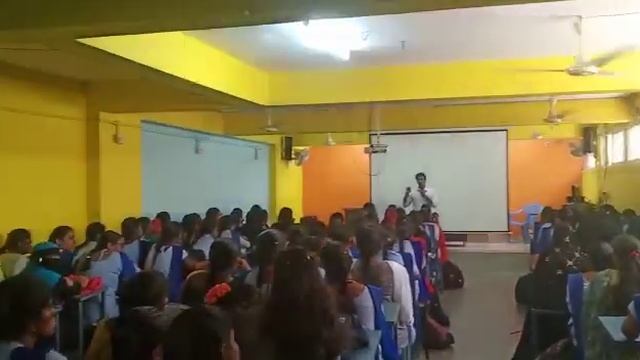 Python Classes with Trainess (Womens College ) at Nihar Multi Skill Center Kadapa