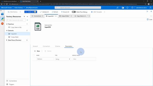 Azure Data Factory Parametrization Tutorial смотреть онлайн