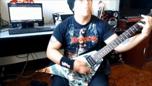 Slayer _ Angel of Death... Guitar Cover (Jeff Hanneman´s Solos) 2018
