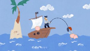 МУЛЬТИК ДЛЯ МАЛЫШЕЙ ПРО ПИРАТА И ЗОЛОТО