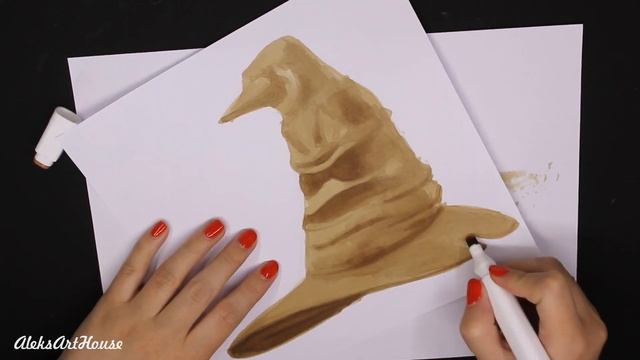 Идея для рисования - Гарри Поттер - Распределяющая ШЛЯПА