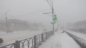 На Камчатке пурга