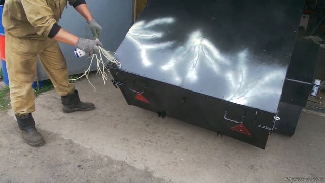 Даём вторую жизнь старому прицепу АлисА Переделка прицепа  для рыбалки под лодку пвх
