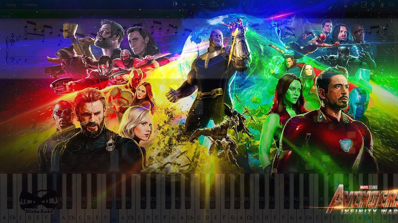 Avengers Infinity War - Main Theme [Piano Tutorial | Sheets | MIDI] Synthesia
