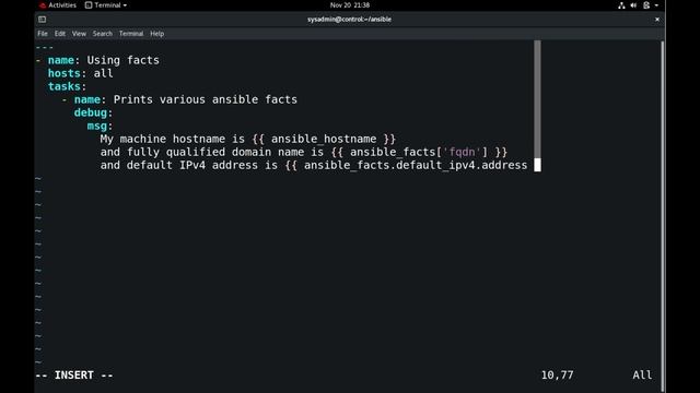 #8: How to use Ansible Facts in Playbook | Hands-On Lab | Ansible Default Facts | Part-1