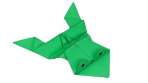 Как сделать прыгающую лягушку из бумаги ? Лягушка оригами