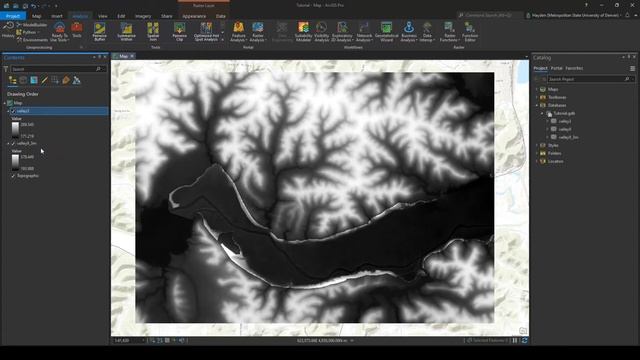Combining Overlapping Raster Files of Different Cell Sizes in ArcGIS Pro смотреть онлайн