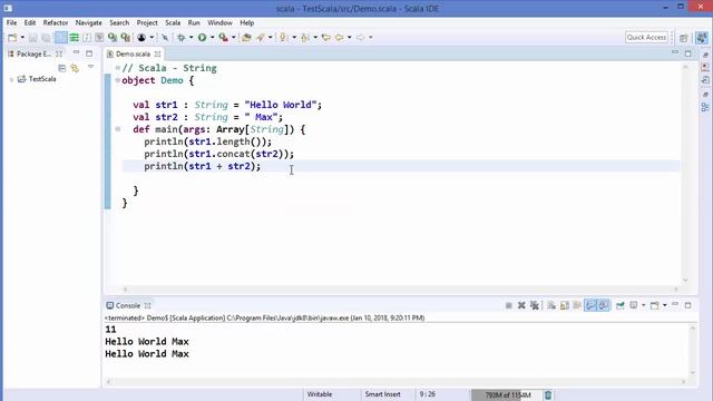 Scala Tutorial 17 - Strings