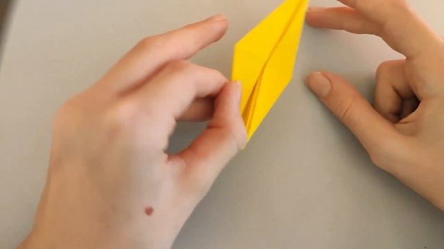Как сделать оригами осенний лист #оригами#каксделать