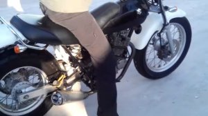 Suzuki Van Van 200 - пробный заезд