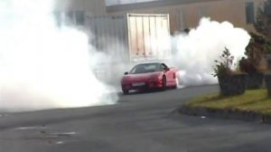 Honda Acura NSX 3.0 VTEC burnout