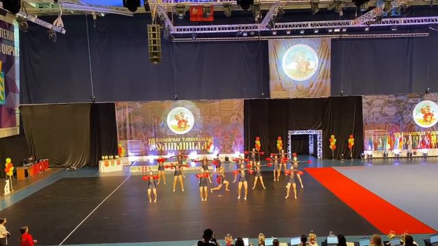 XVIII Всемирная танцевальная олимпиада Non stop Khimki juniors чир фристайл группа ю/ю 08.05.22