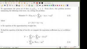 Lecture 1: Least Squares Method, An Overview