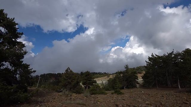 Olymbos. Troodos. Cyprus. Timelapse. смотреть онлайн