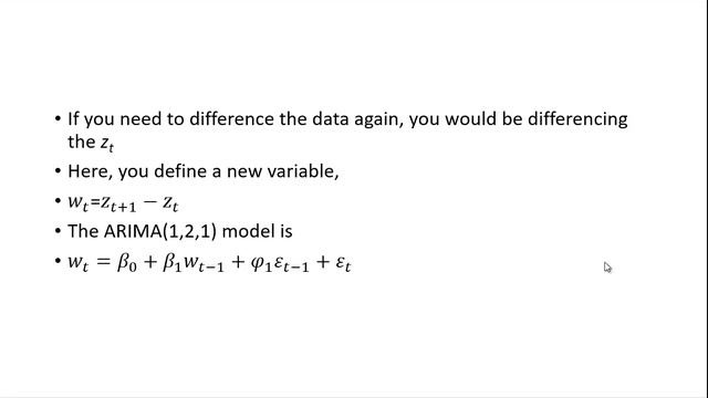 ARIMA Time Series Model смотреть онлайн