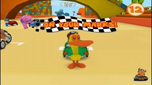 Pocoyo Racing  | Cartoon Game Walkthrough Nintendo Wii Games Racer Pato