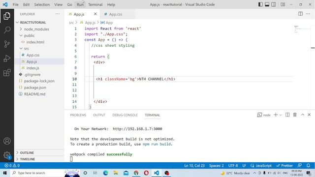 React JS Beginners Tutorial | Styling in React JS | Part - 5